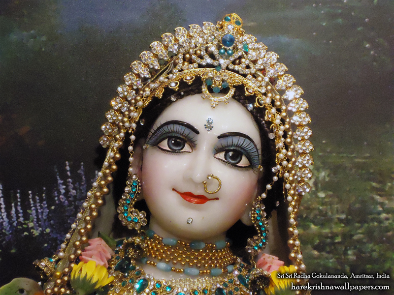 Sri Radha Close up Wallpaper (007) Size 800x600 Download