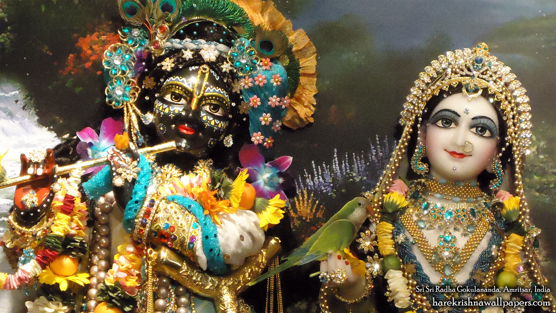 Sri Sri Radha Gokulananda Close up Wallpaper (007) Size 1920x1080 Download