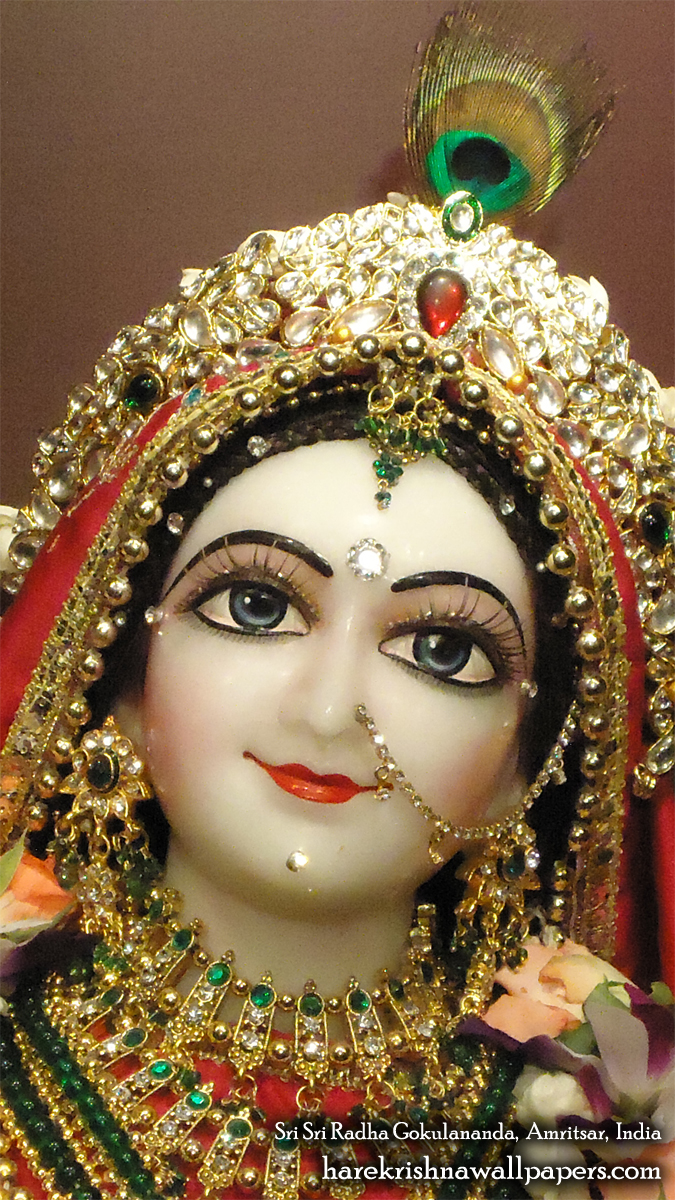 Sri Radha Close up Wallpaper (008) Size 675x1200 Download