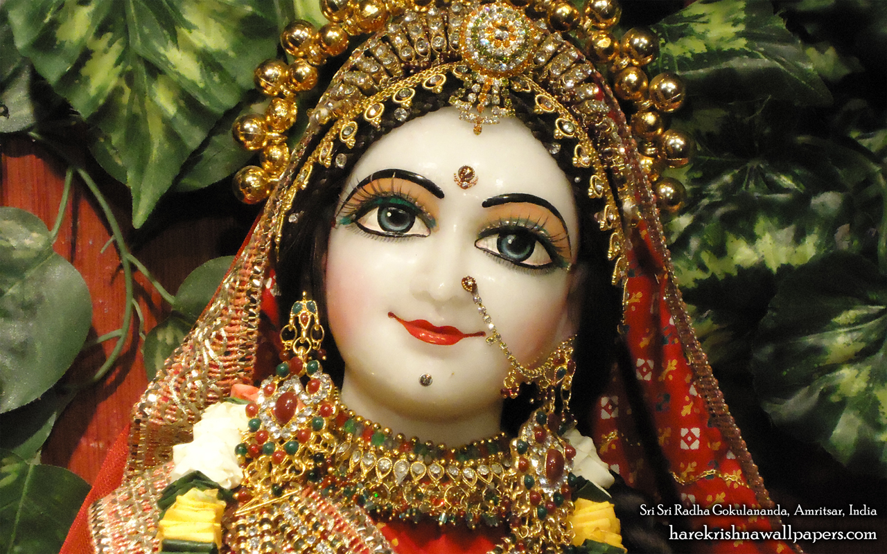 Sri Radha Close up Wallpaper (010) Size 1280x800 Download