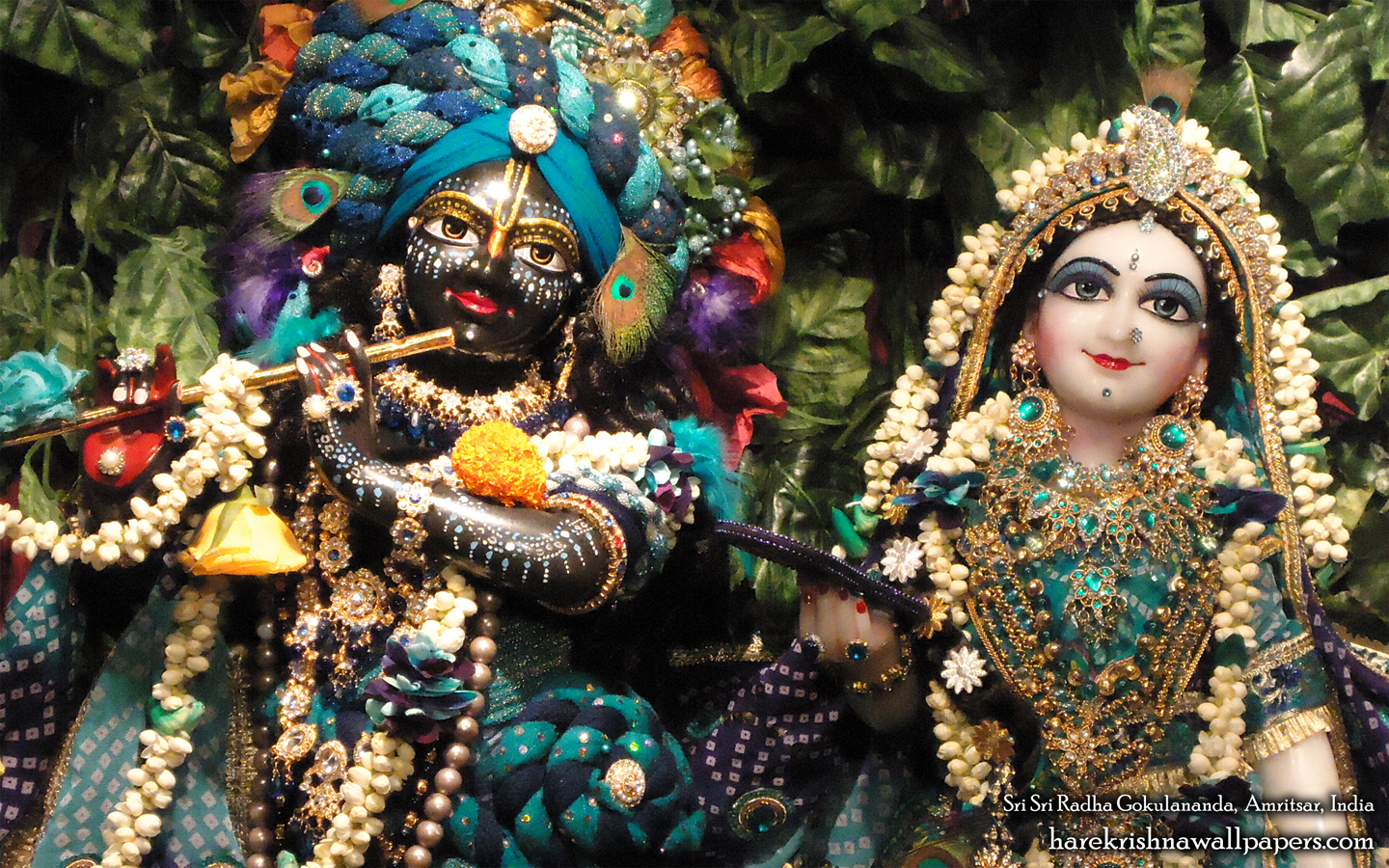 Sri Sri Radha Gokulananda Close up Wallpaper (010) Size 1440x900 Download