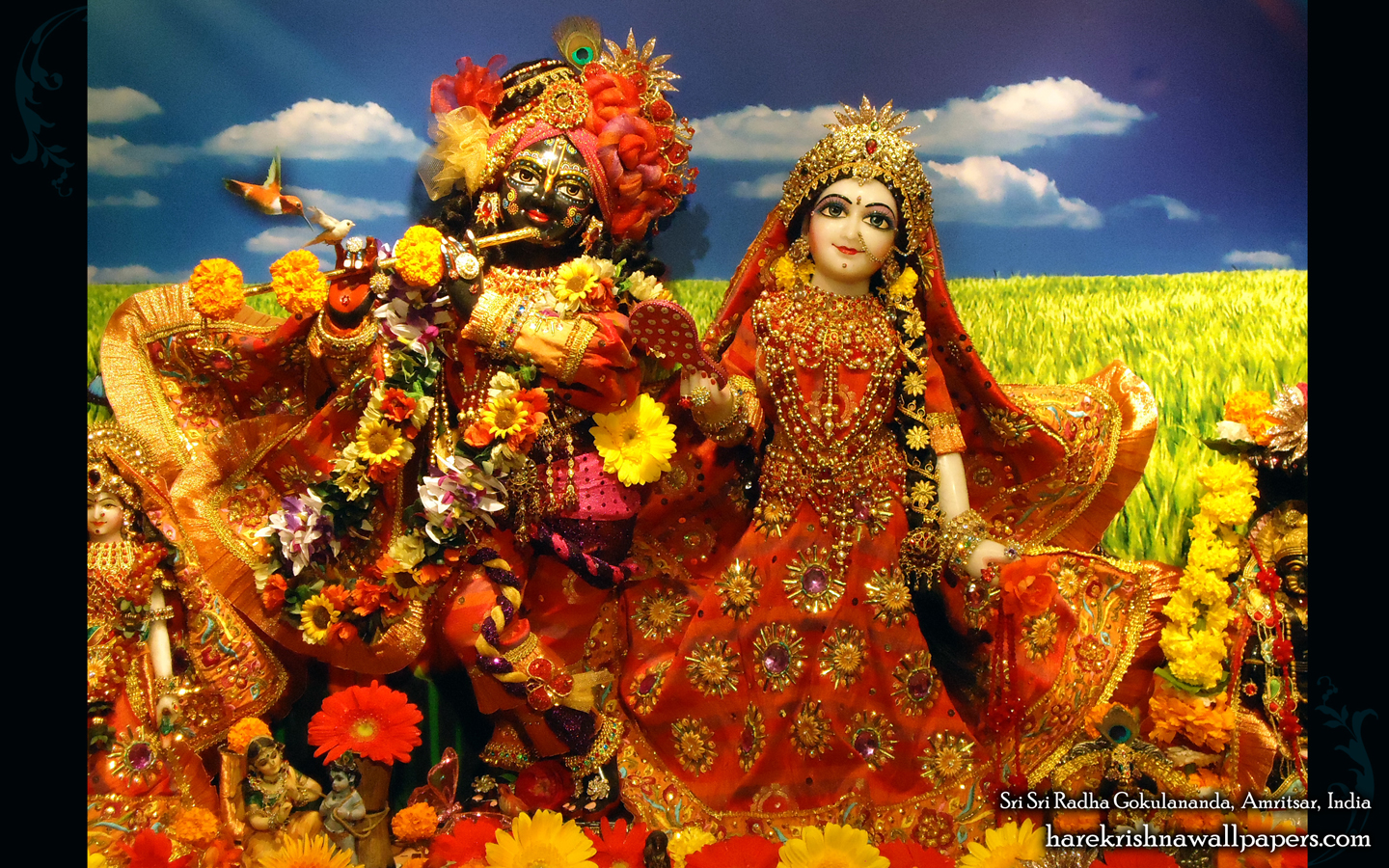 Sri Sri Radha Gokulananda Wallpaper (011) Size 1440x900 Download