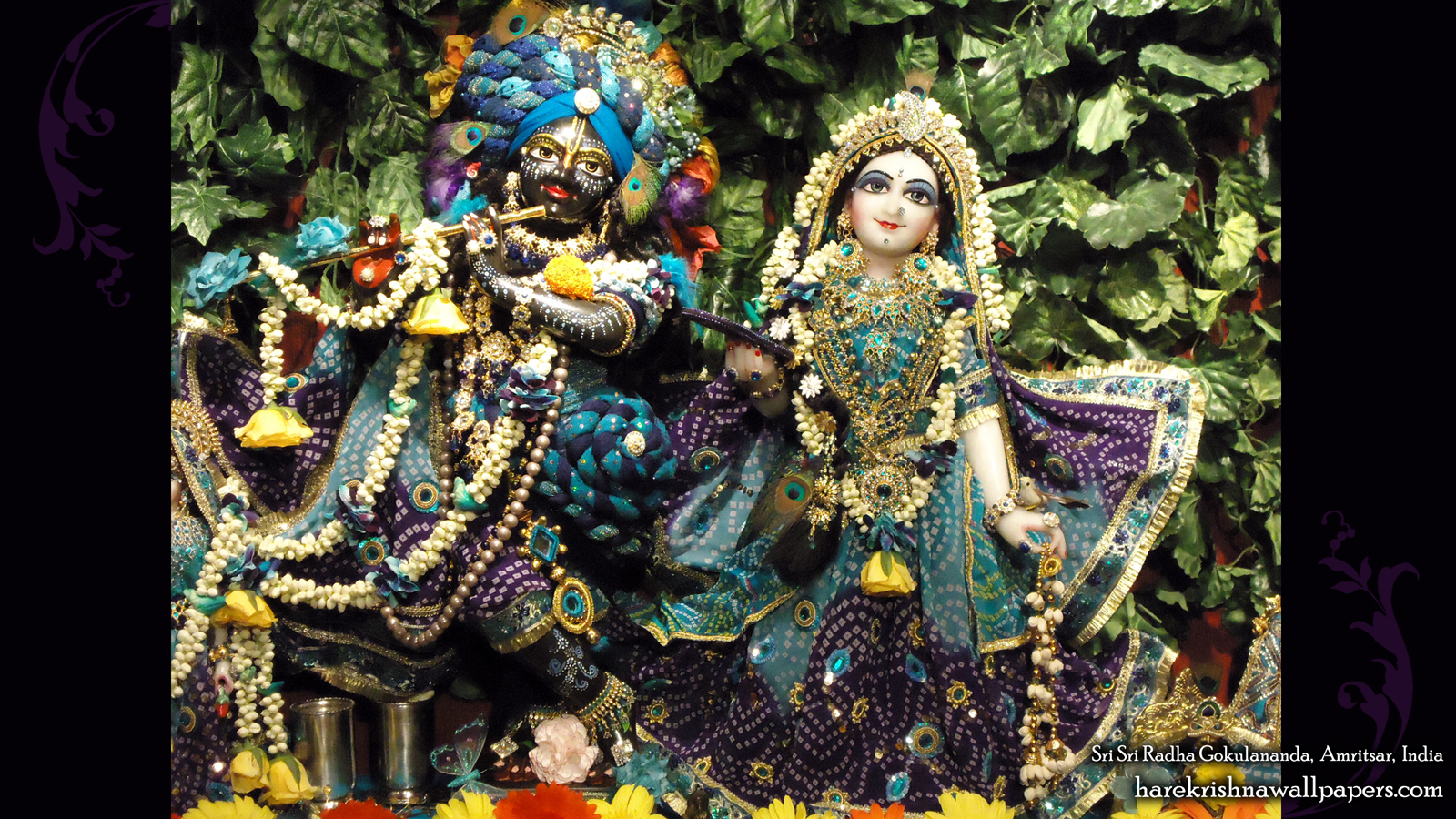 Sri Sri Radha Gokulananda Wallpaper (013) Size 1600x900 Download