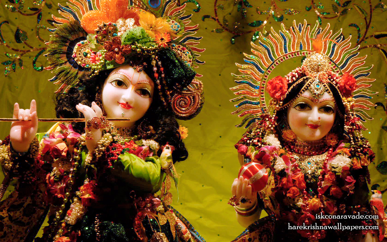 Sri Sri Radha Gopal Close up Wallpaper (001) Size 1280x800 Download