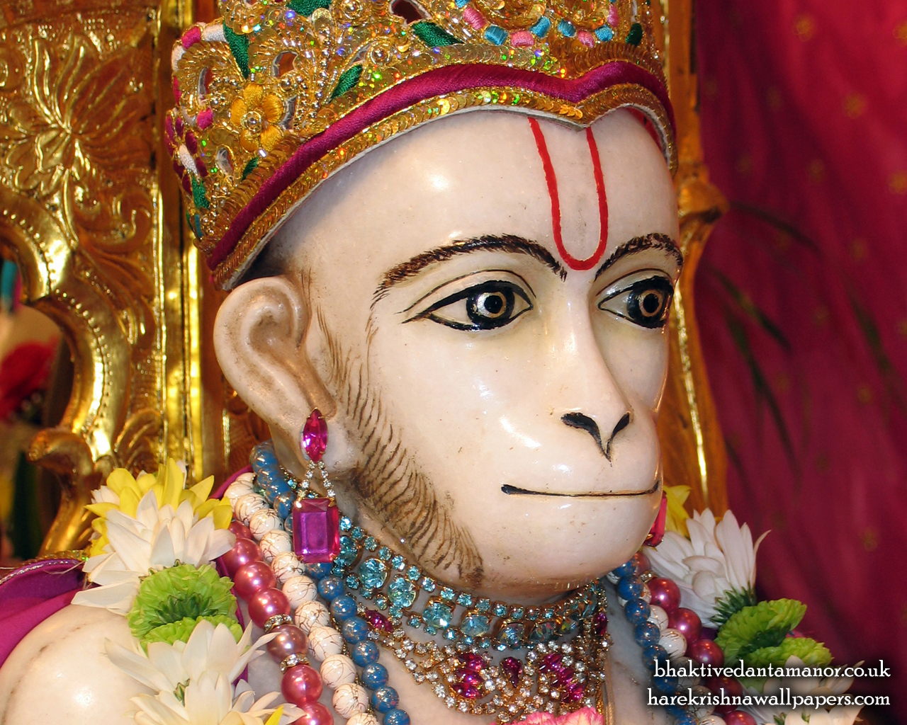 Sri Hanuman Close up Wallpaper (001) Size 1280x1024 Download