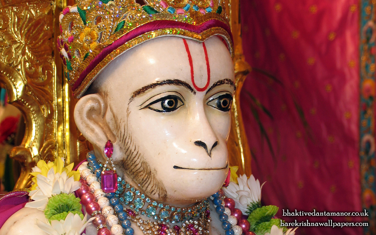 Sri Hanuman Close up Wallpaper (001) Size 1280x800 Download