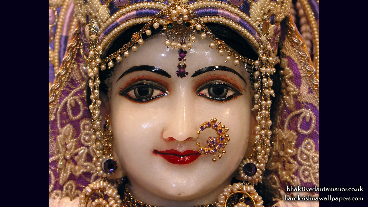 Sri Radha Close up Wallpaper (002) Size 1280x720 Download