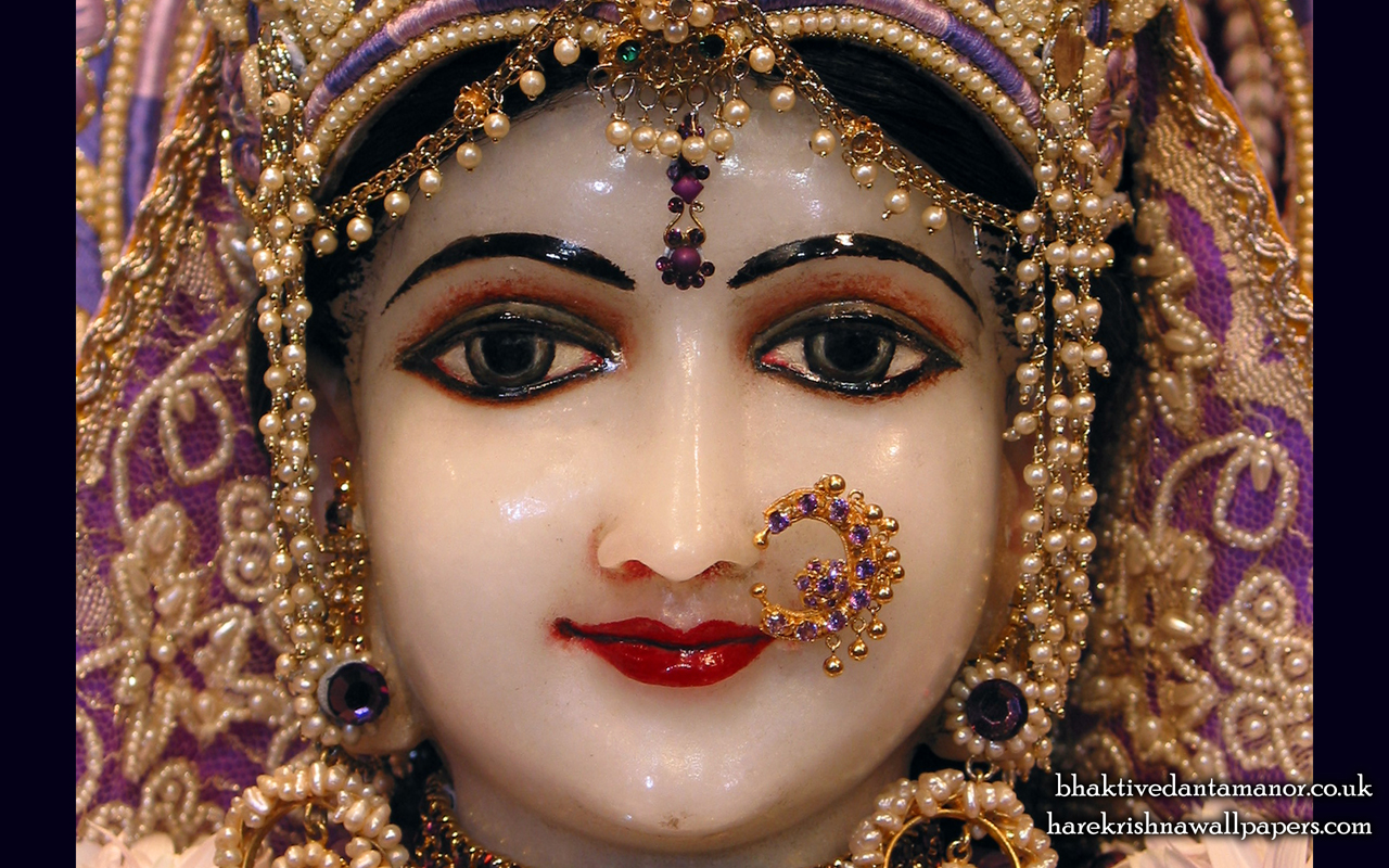 Sri Radha Close up Wallpaper (002) Size 1280x800 Download