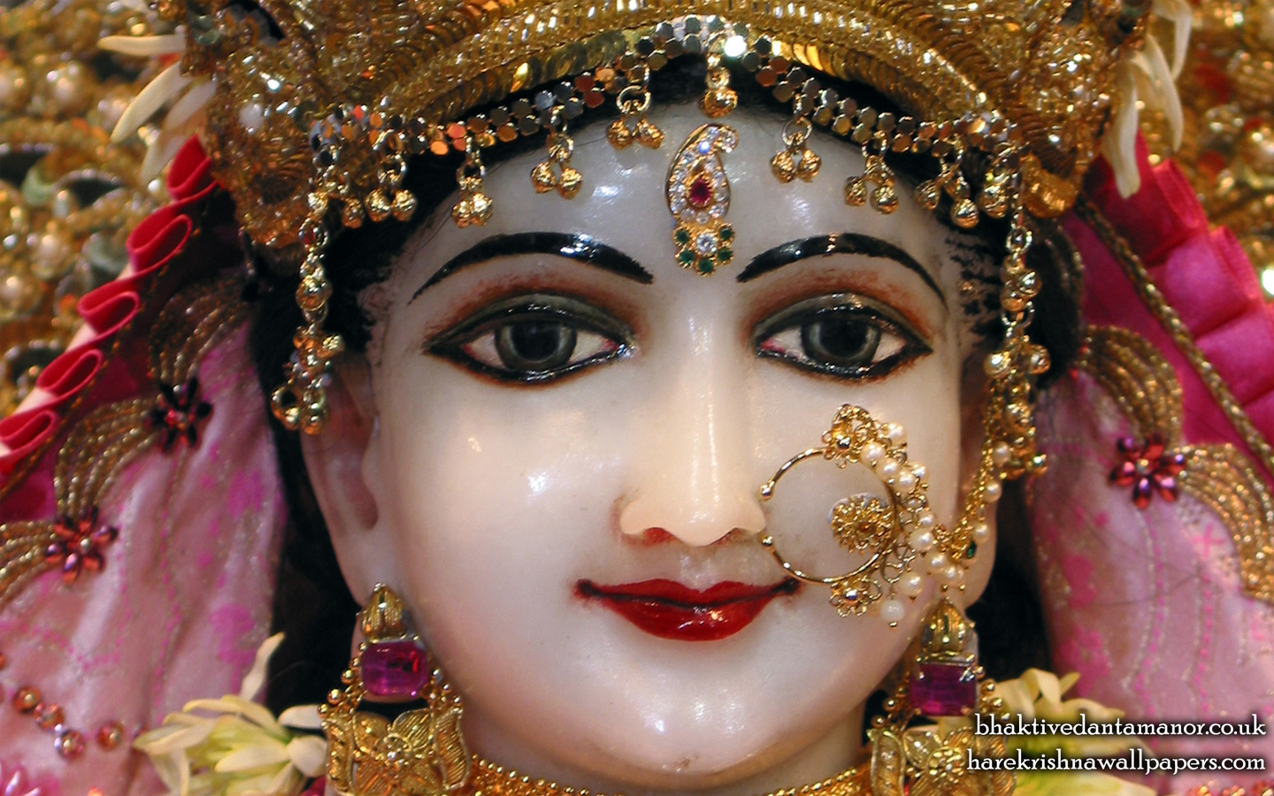 Sri Radha Close up Wallpaper (005) Size 1440x900 Download