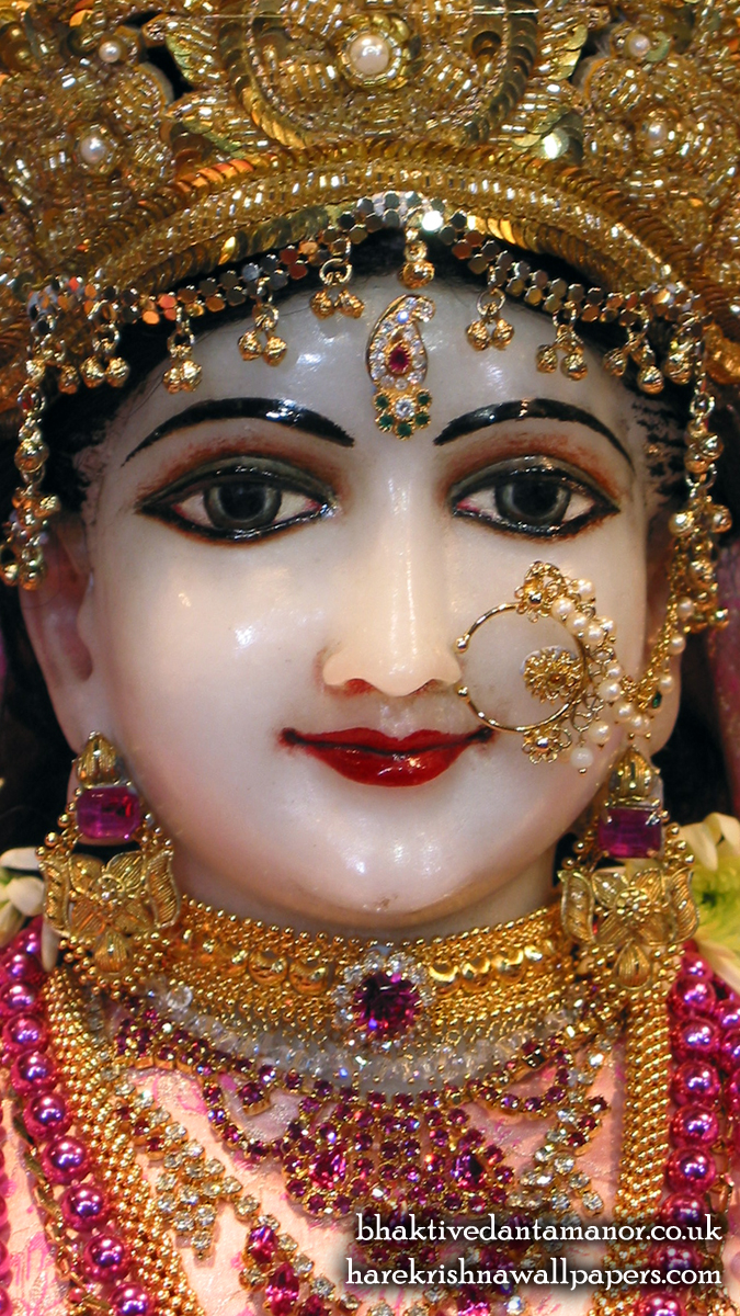 Sri Radha Close up Wallpaper (005) Size 675x1200 Download