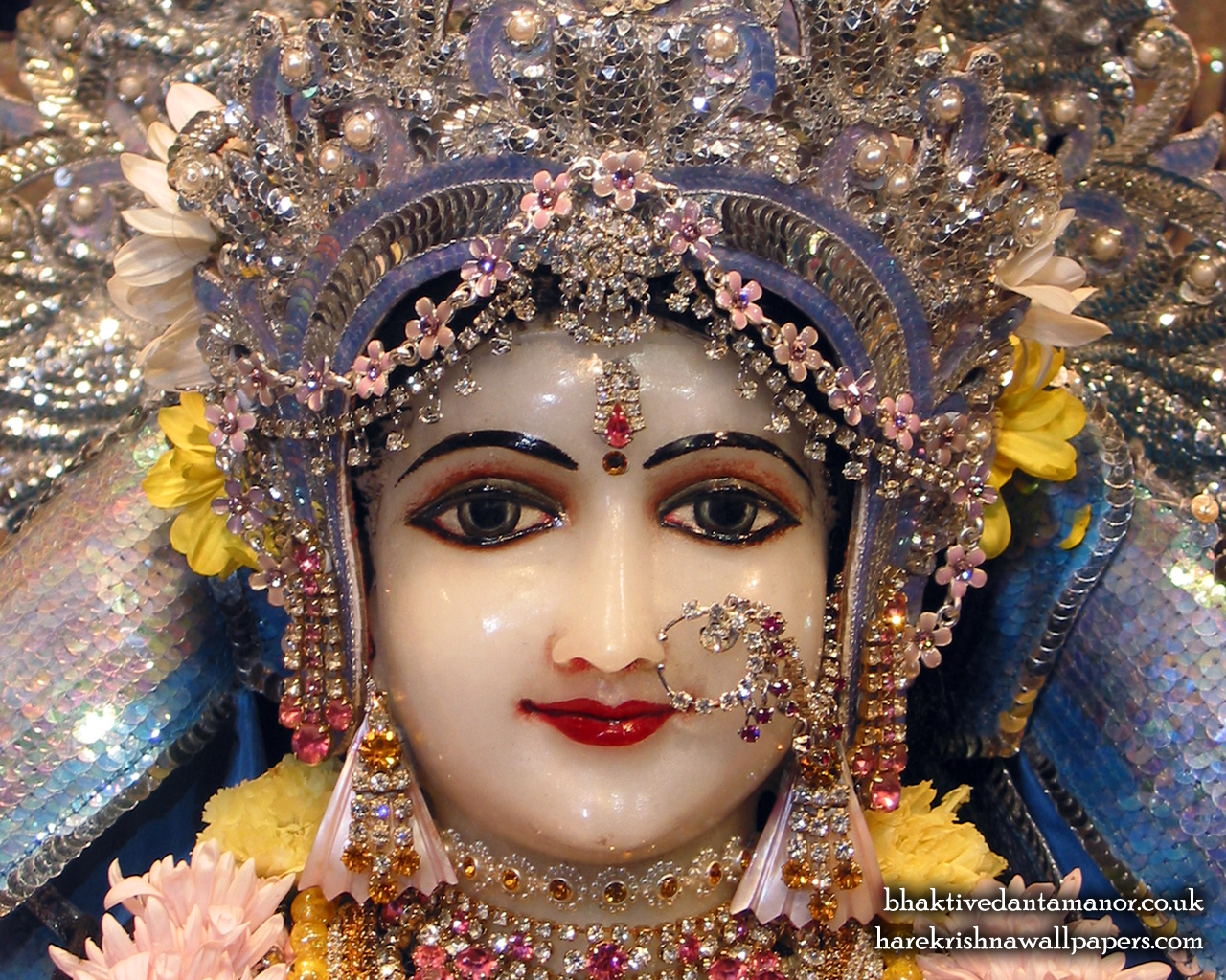 Sri Radha Close up Wallpaper (007) Size 1280x1024 Download