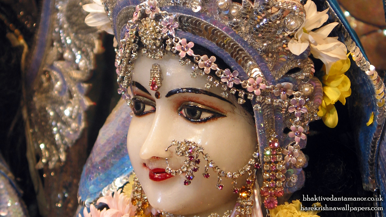 Sri Radha Close up Wallpaper (008) Size 1280x720 Download