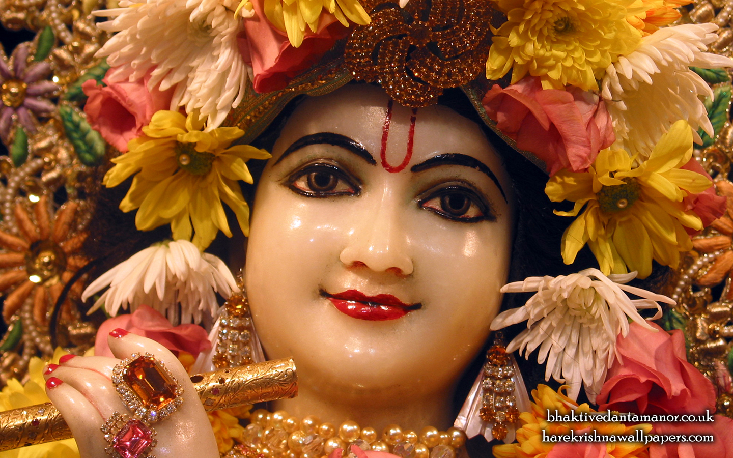 Sri Gokulananda Close up Wallpaper (009) Size 1440x900 Download
