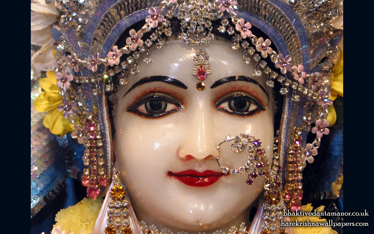 Sri Radha Close up Wallpaper (009) Size 1280x800 Download