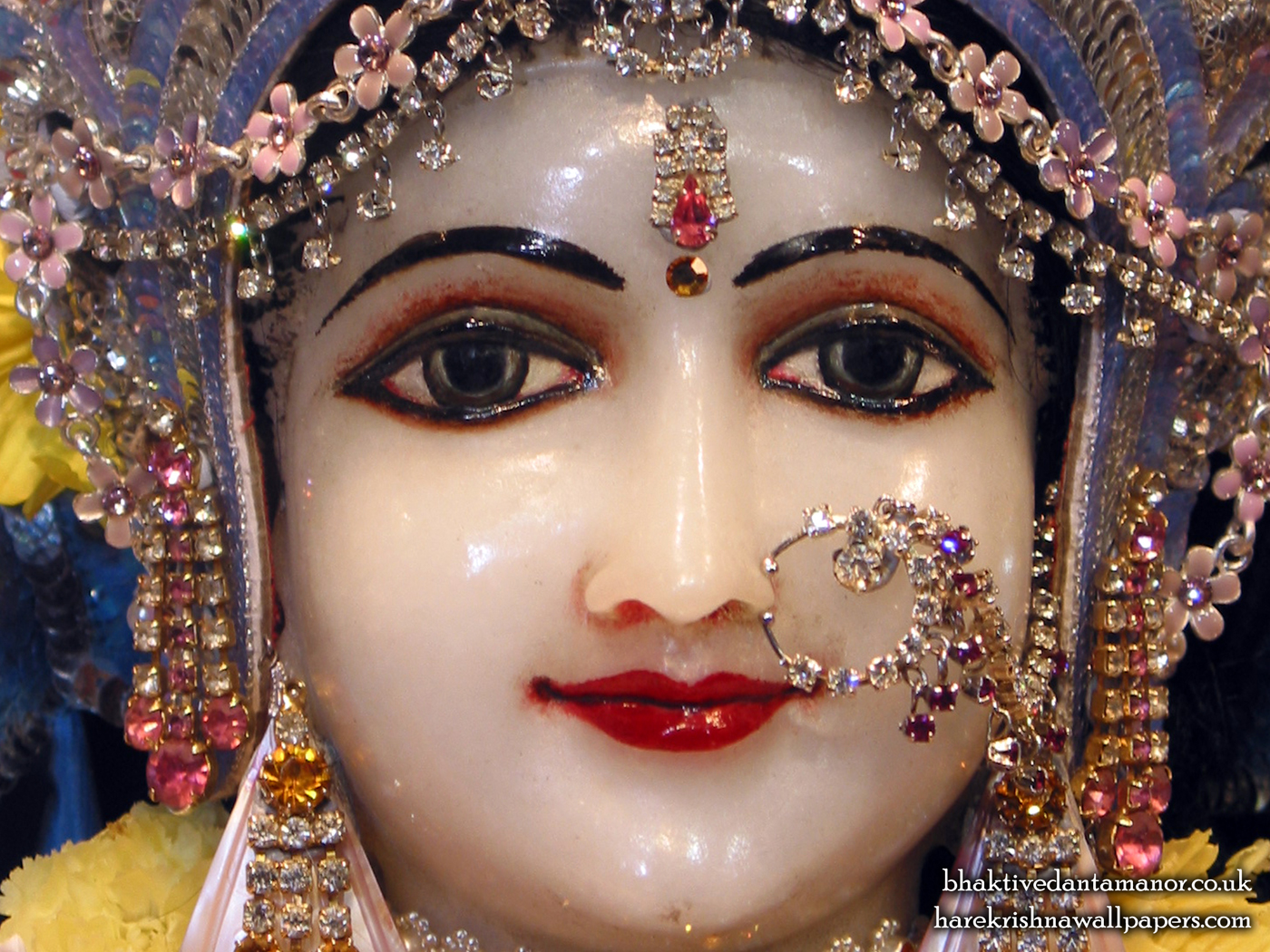 Sri Radha Close up Wallpaper (009) Size 1400x1050 Download