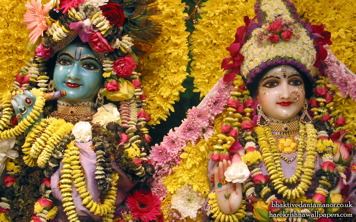 Sri Sri Radha Gokulanand Close up Wallpaper (009) Size 1440x900 Download
