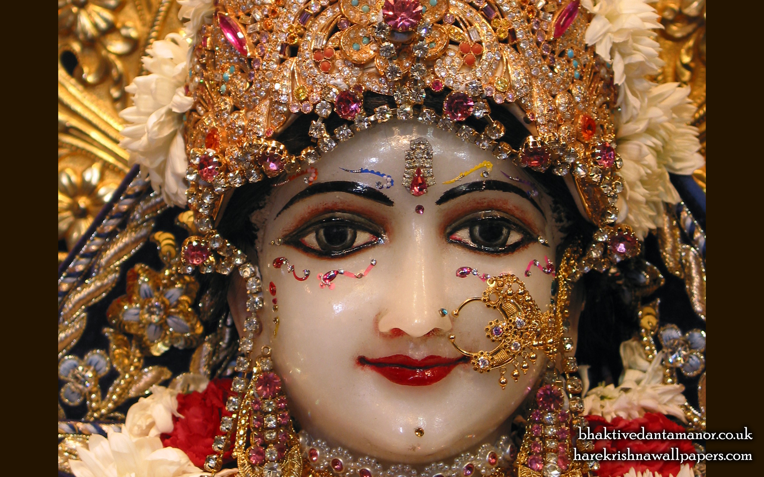 Sri Radha Close up Wallpaper (010) Size 2560x1600 Download