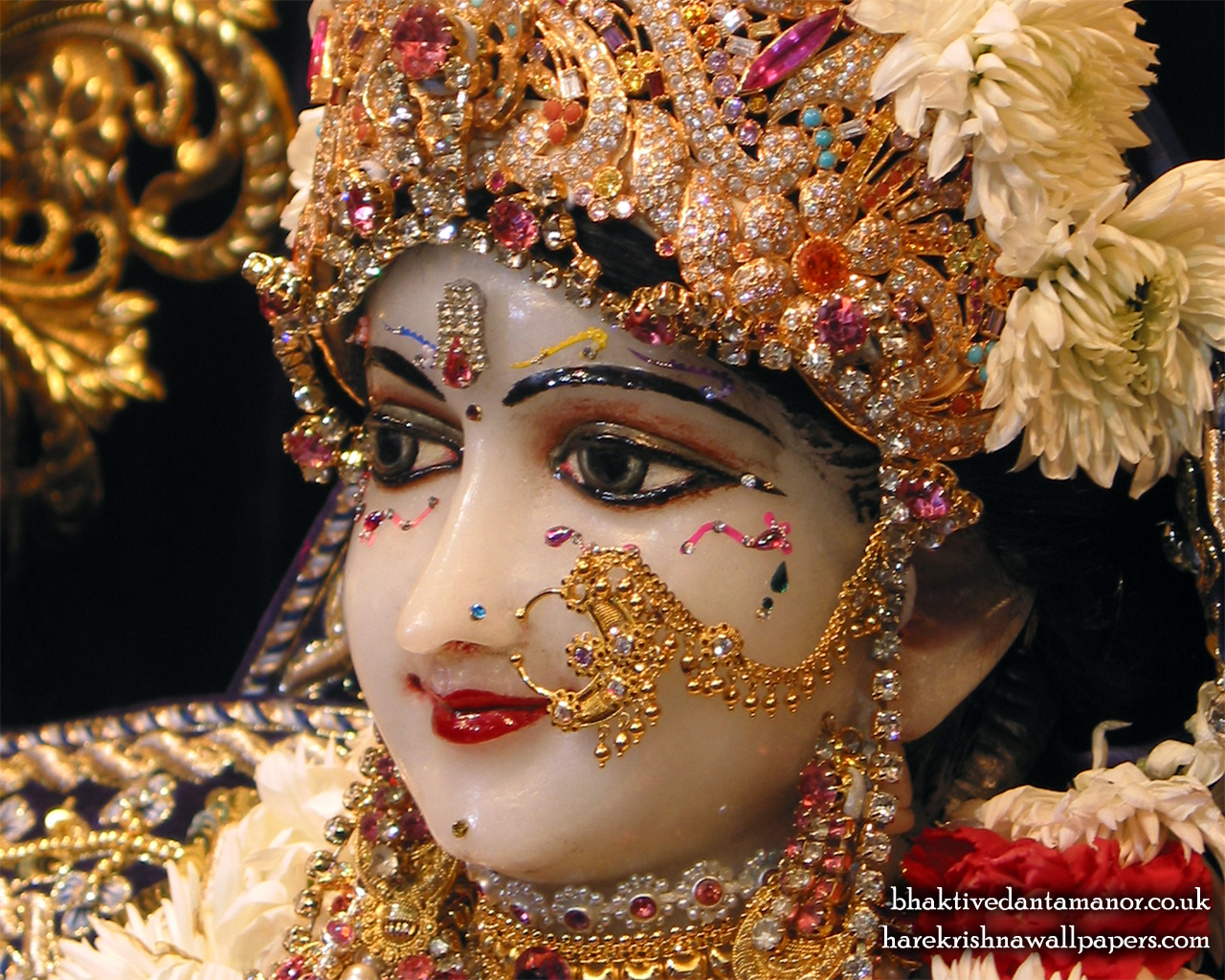 Sri Radha Close up Wallpaper (011) Size 1280x1024 Download