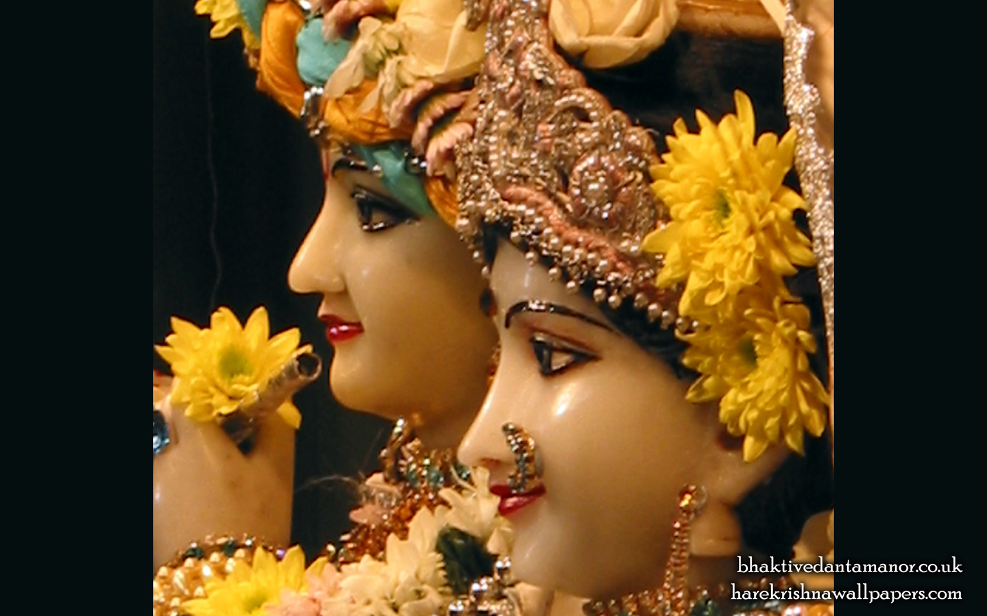 Sri Sri Radha Gokulanand Close up Wallpaper (011) Size 1440x900 Download