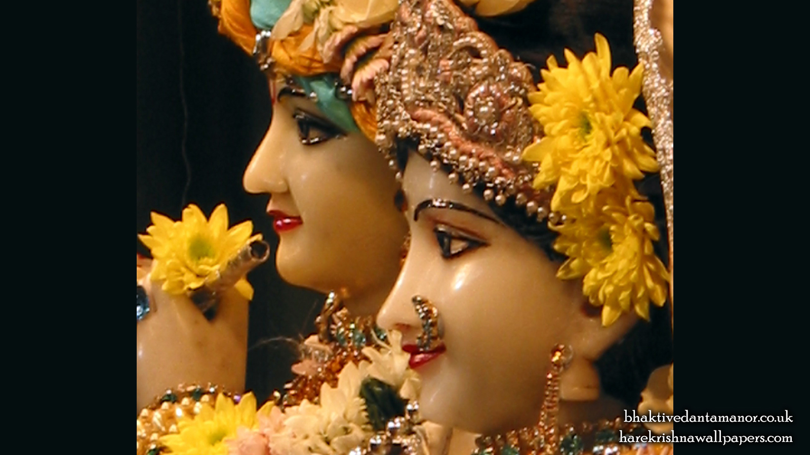 Sri Sri Radha Gokulanand Close up Wallpaper (011) Size 1600x900 Download