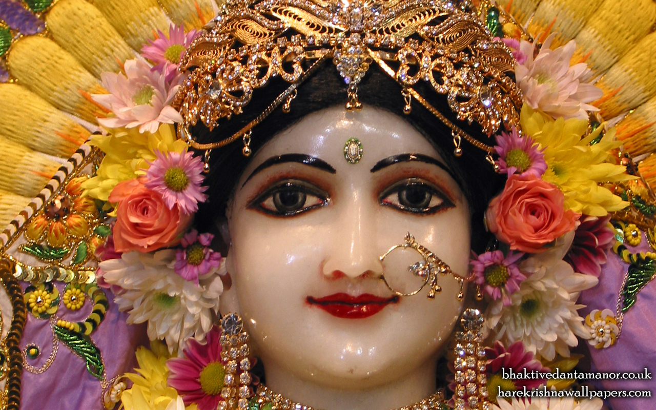 Sri Radha Close up Wallpaper (012) Size 1280x800 Download