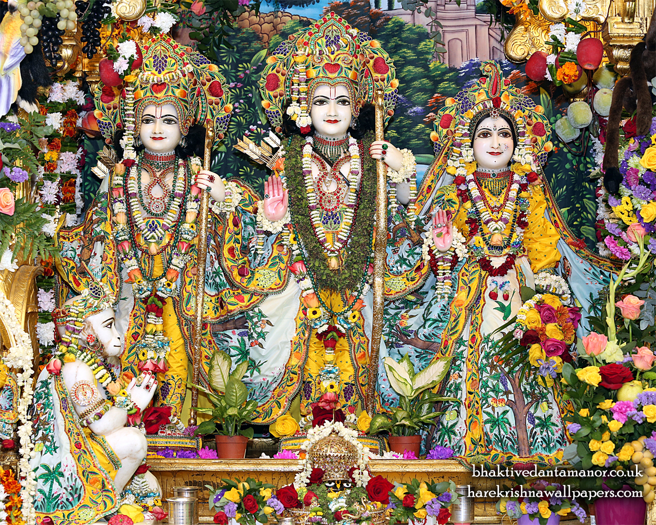 Sri Sri Sita Rama Laxman Hanuman Wallpaper (012) Size 1280x1024 Download