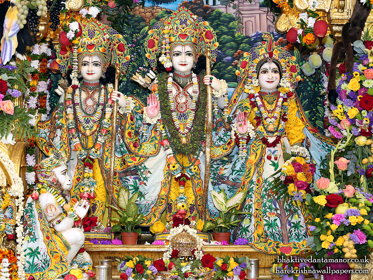 Sri Sri Sita Rama Laxman Hanuman Wallpaper (012) Size 1280x960 Download