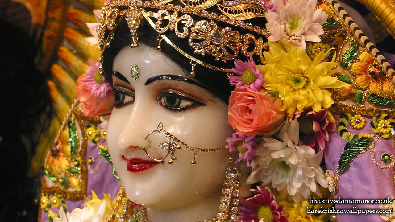 Sri Radha Close up Wallpaper (013) Size 1280x720 Download
