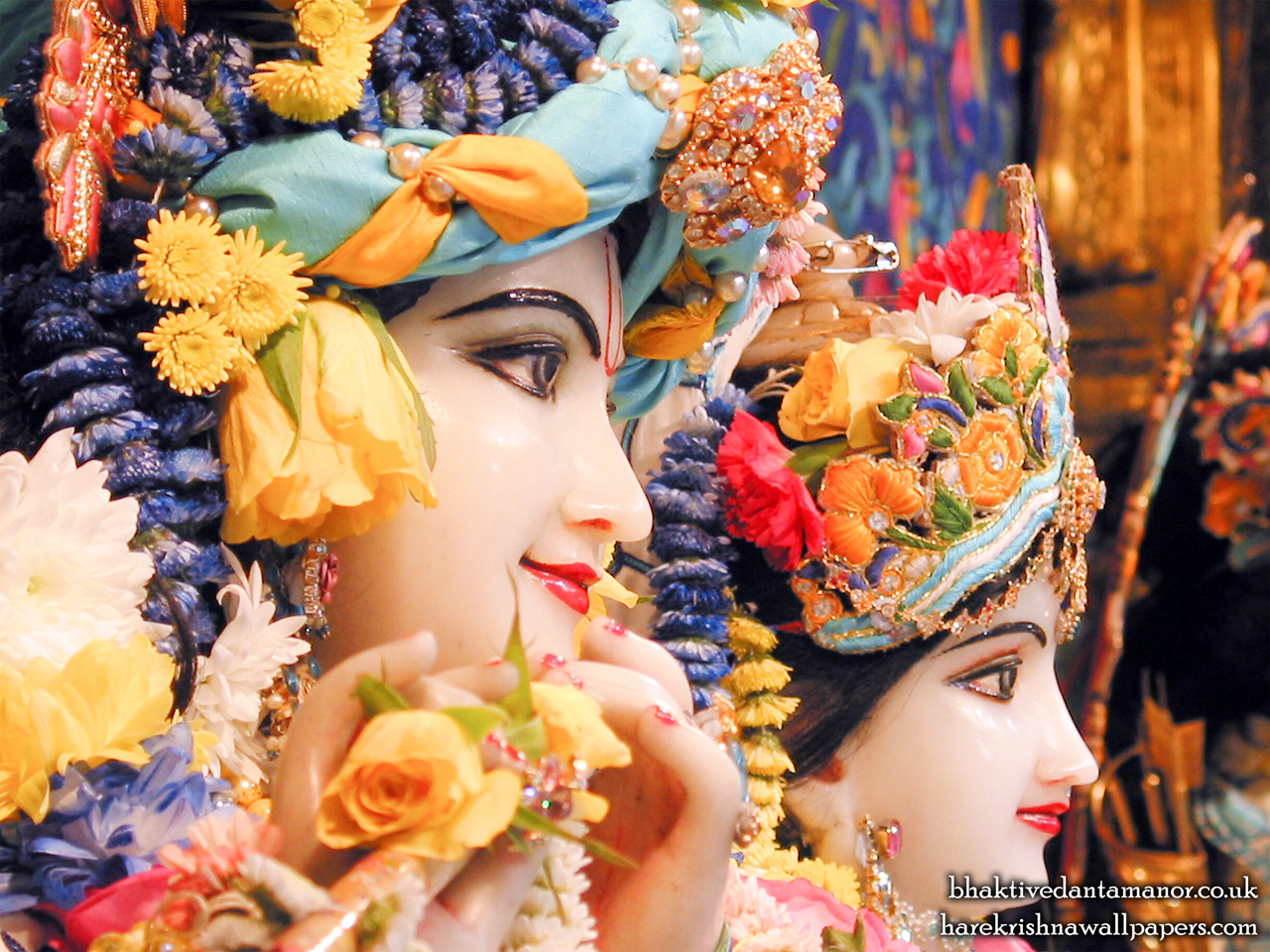 Sri Sri Radha Gokulanand Close up Wallpaper (014) Size 1280x960 Download