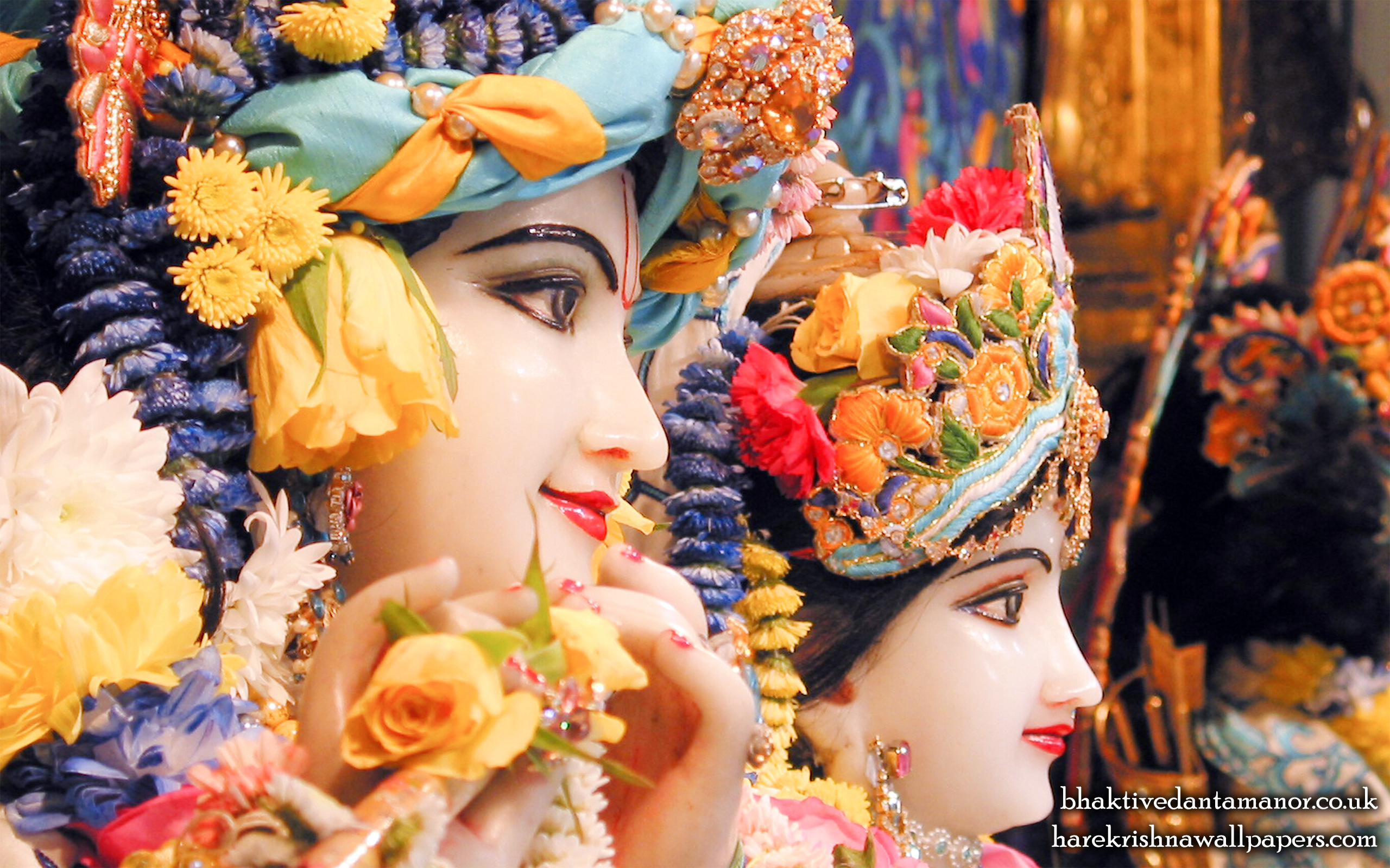 Sri Sri Radha Gokulanand Close up Wallpaper (014) Size 2560x1600 Download