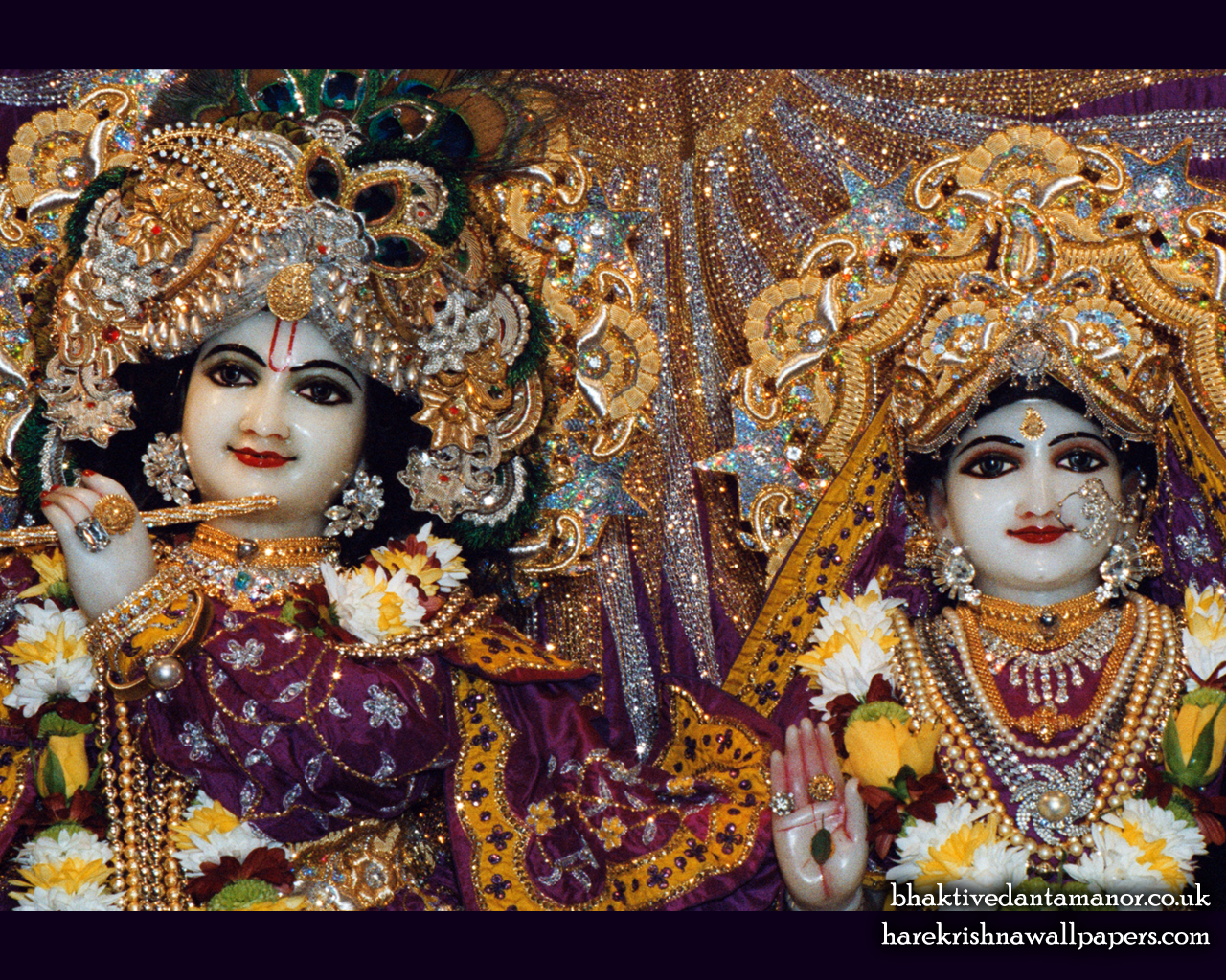 Sri Sri Radha Gokulanand Close up Wallpaper (015) Size 1280x1024 Download