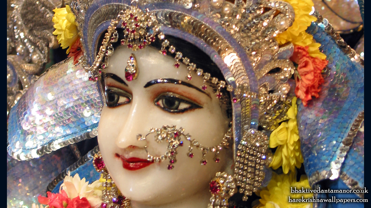 Sri Radha Close up Wallpaper (016) Size 1280x720 Download