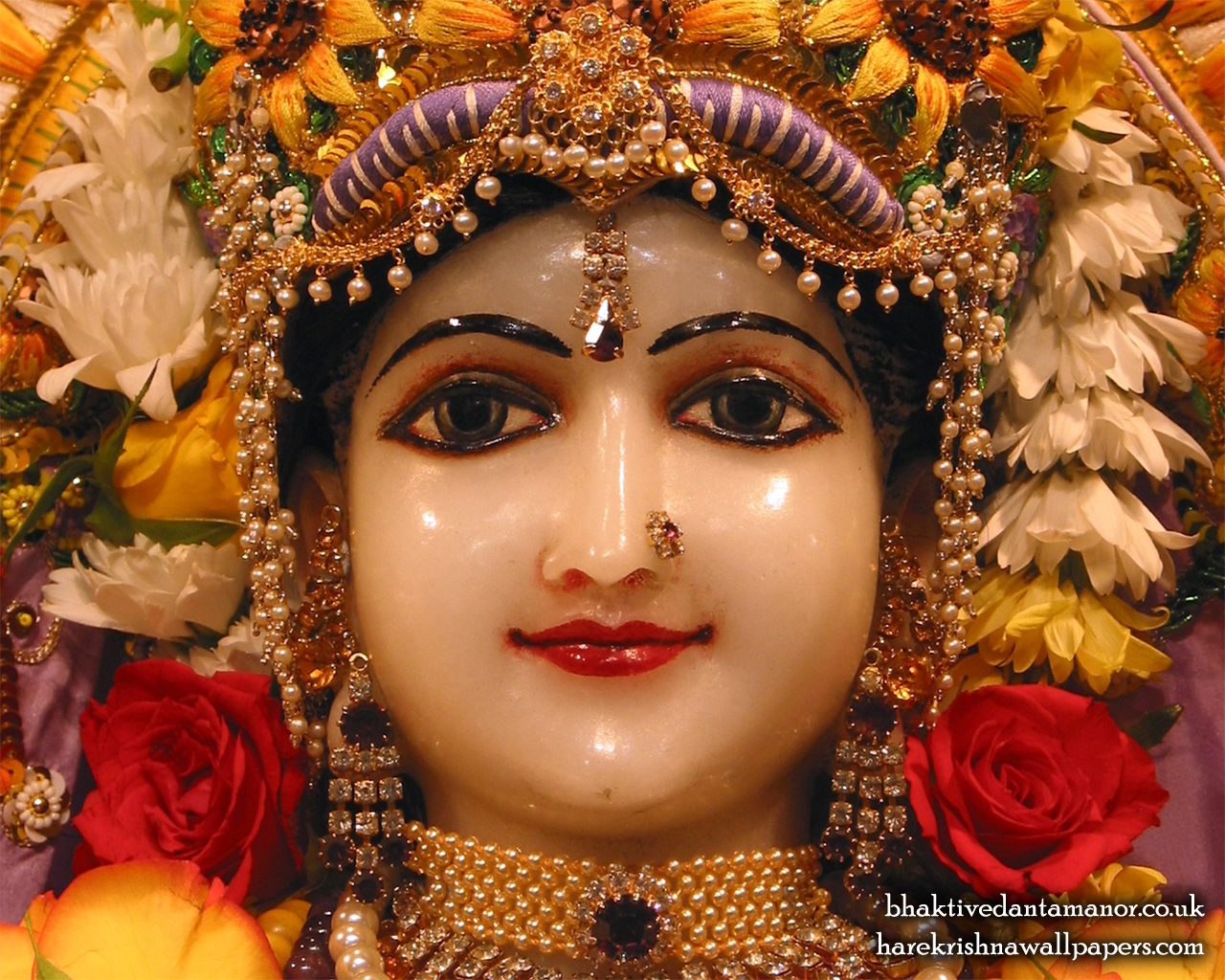 Sri Radha Close up Wallpaper (017) Size 1280x1024 Download