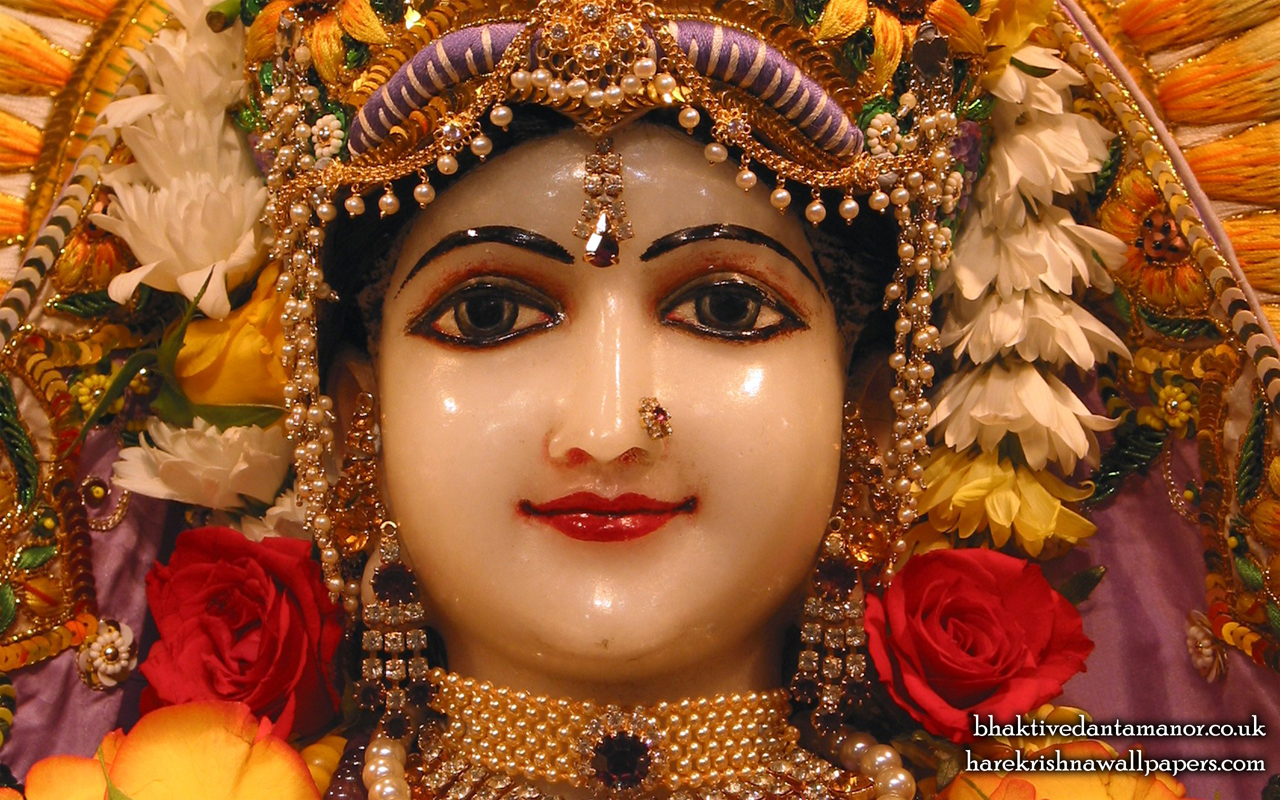 Sri Radha Close up Wallpaper (017) Size 1280x800 Download
