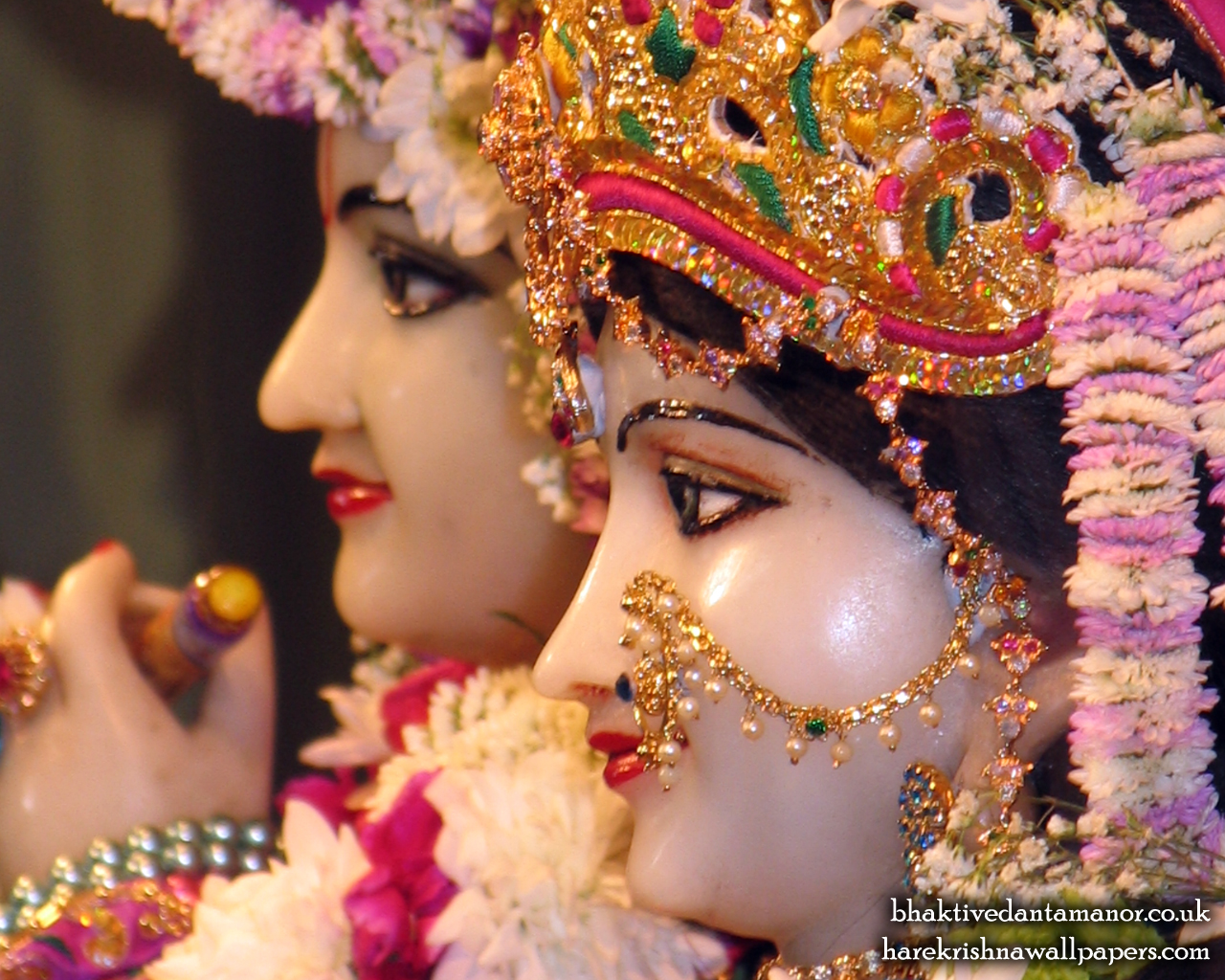 Sri Sri Radha Gokulanand Close up Wallpaper (017) Size 1280x1024 Download