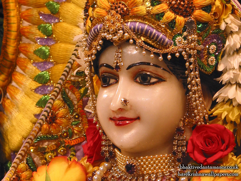 Sri Radha Close up Wallpaper (018) Size 1024x768 Download
