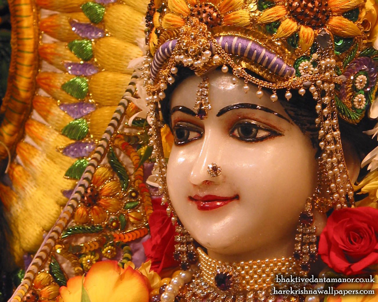 Sri Radha Close up Wallpaper (018) Size 1280x1024 Download