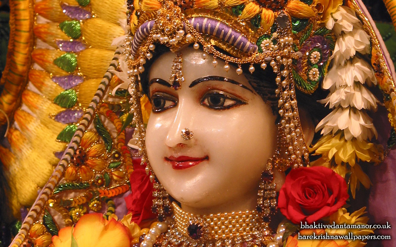 Sri Radha Close up Wallpaper (018) Size 1280x800 Download