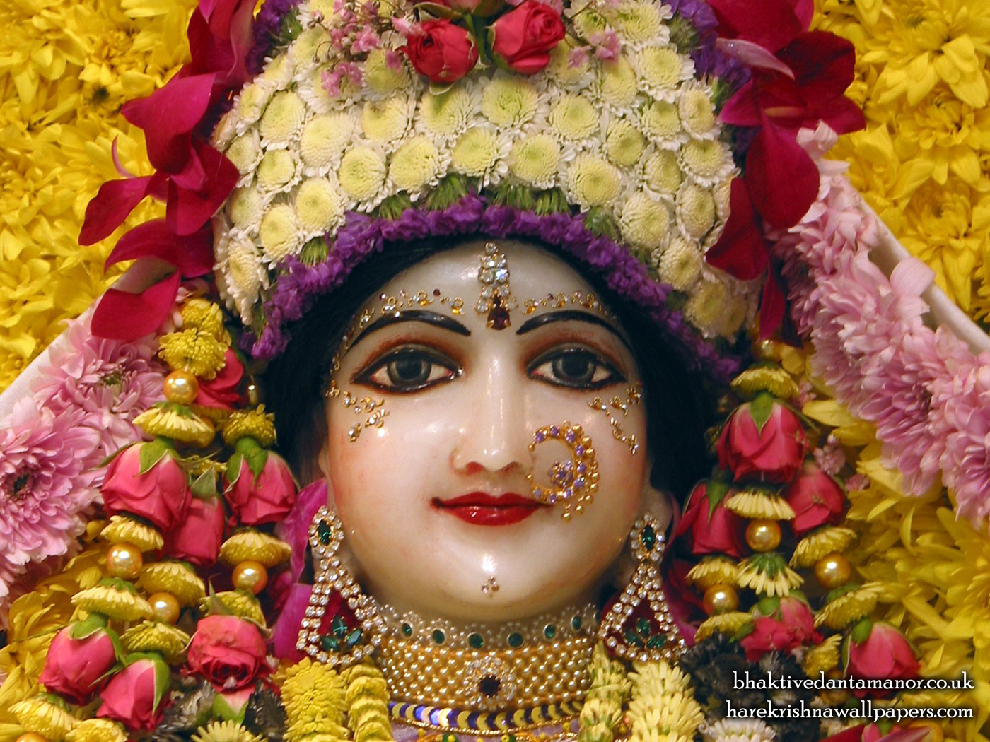 Sri Radha Close up Wallpaper (020) Size 1400x1050 Download