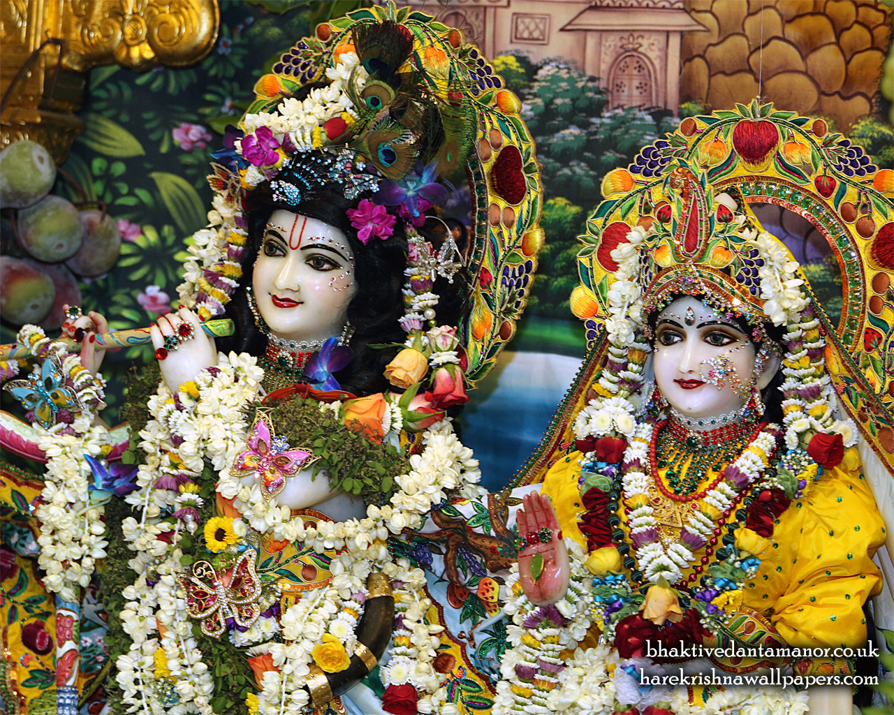 Sri Sri Radha Gokulanand Close up Wallpaper (023) Size 1280x1024 Download