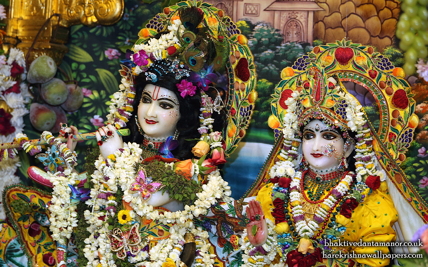 Sri Sri Radha Gokulanand Close up Wallpaper (023) Size 1440x900 Download