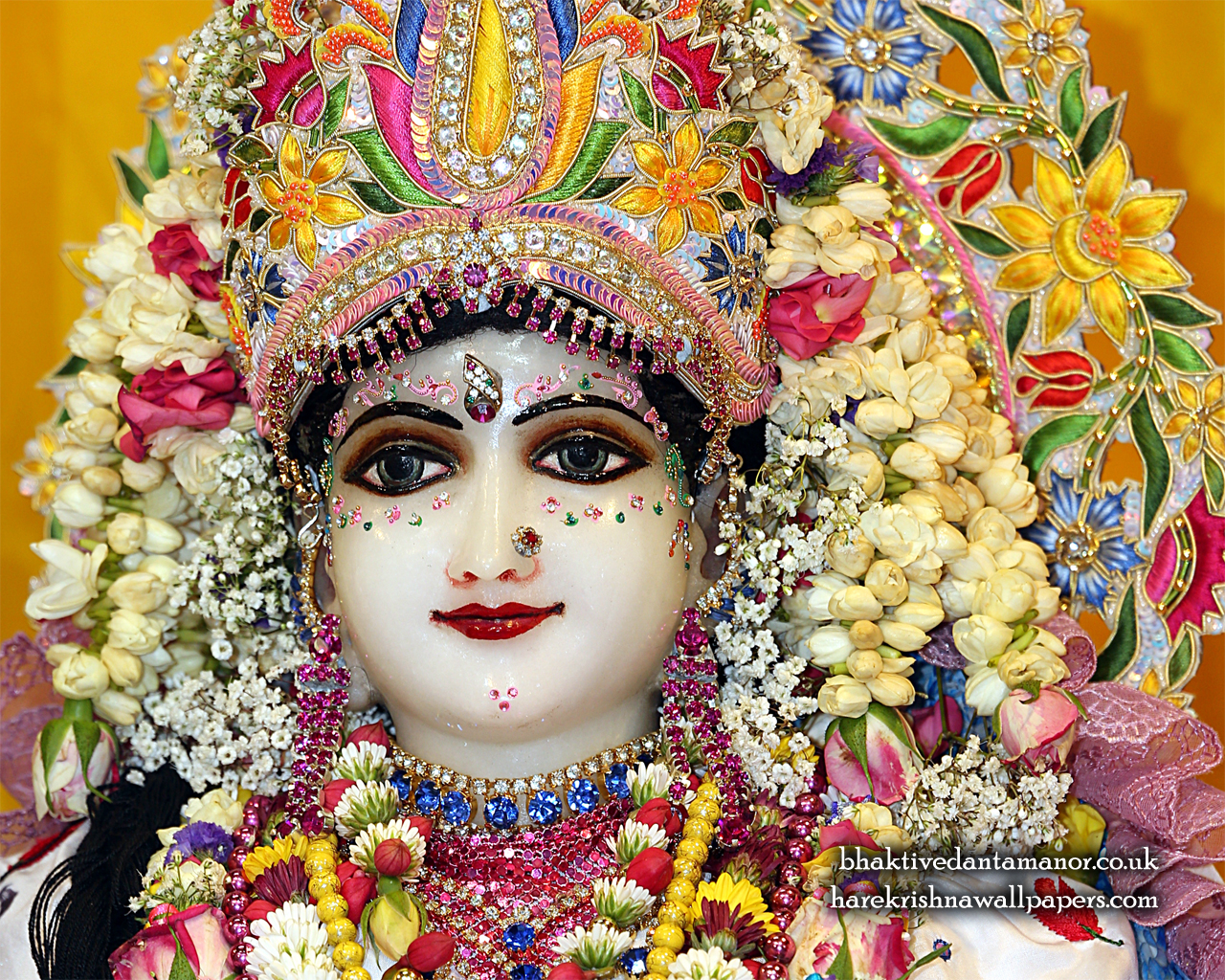 Sri Radha Close up Wallpaper (024) Size 1280x1024 Download