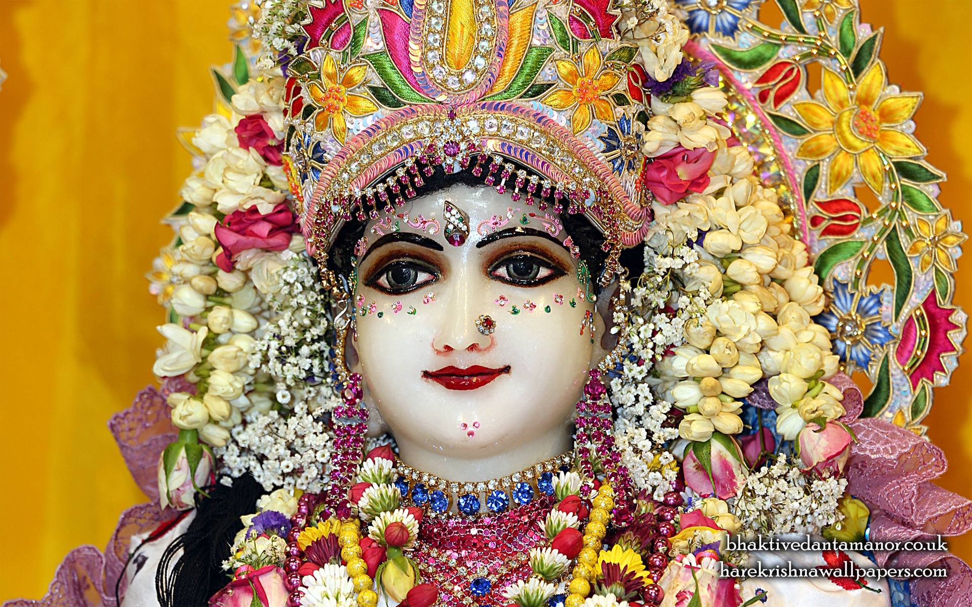 Sri Radha Close up Wallpaper (024) Size 1920x1200 Download