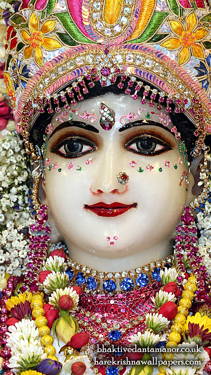 Sri Radha Close up Wallpaper (024) Size 675x1200 Download