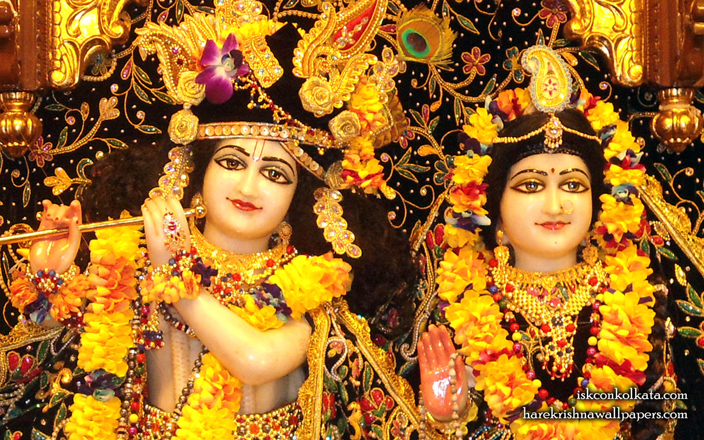 Sri Sri Radha Govinda Close up Wallpaper (001) Size 1440x900 Download