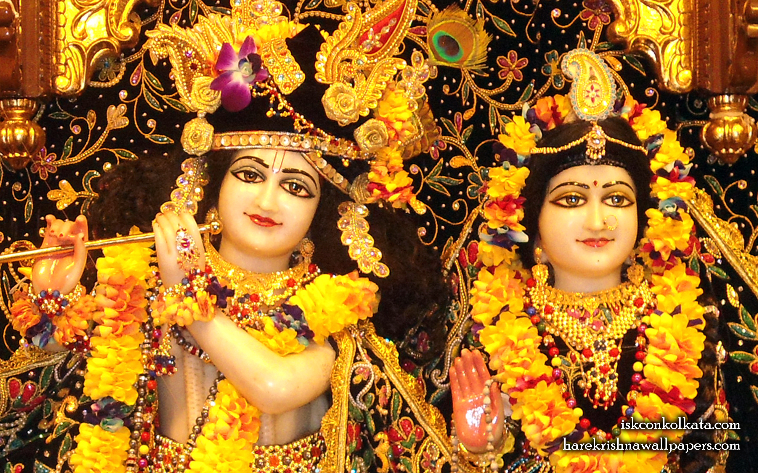 Sri Sri Radha Govinda Close up Wallpaper (001) Size 2560x1600 Download