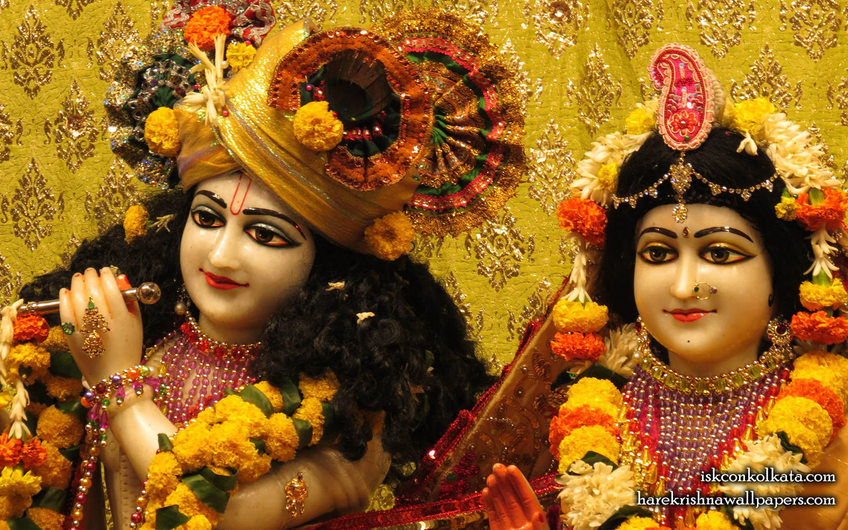 Sri Sri Radha Govinda Close up Wallpaper (004) Size 1680x1050 Download