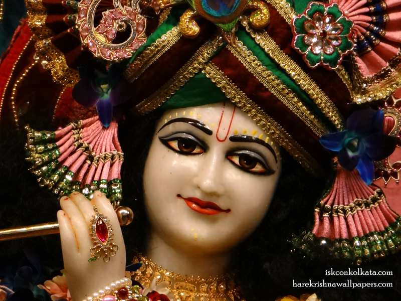Sri Govinda Close up Wallpaper (005) | Hare Krishna Wallpapers
