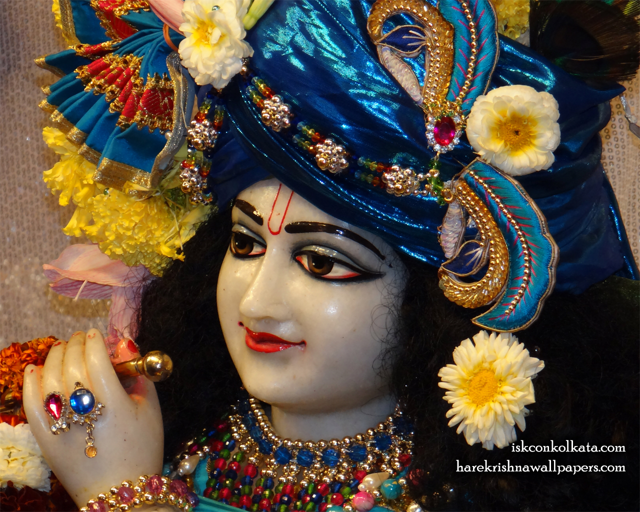 Sri Govinda Close up Wallpaper (006) Size 1280x1024 Download