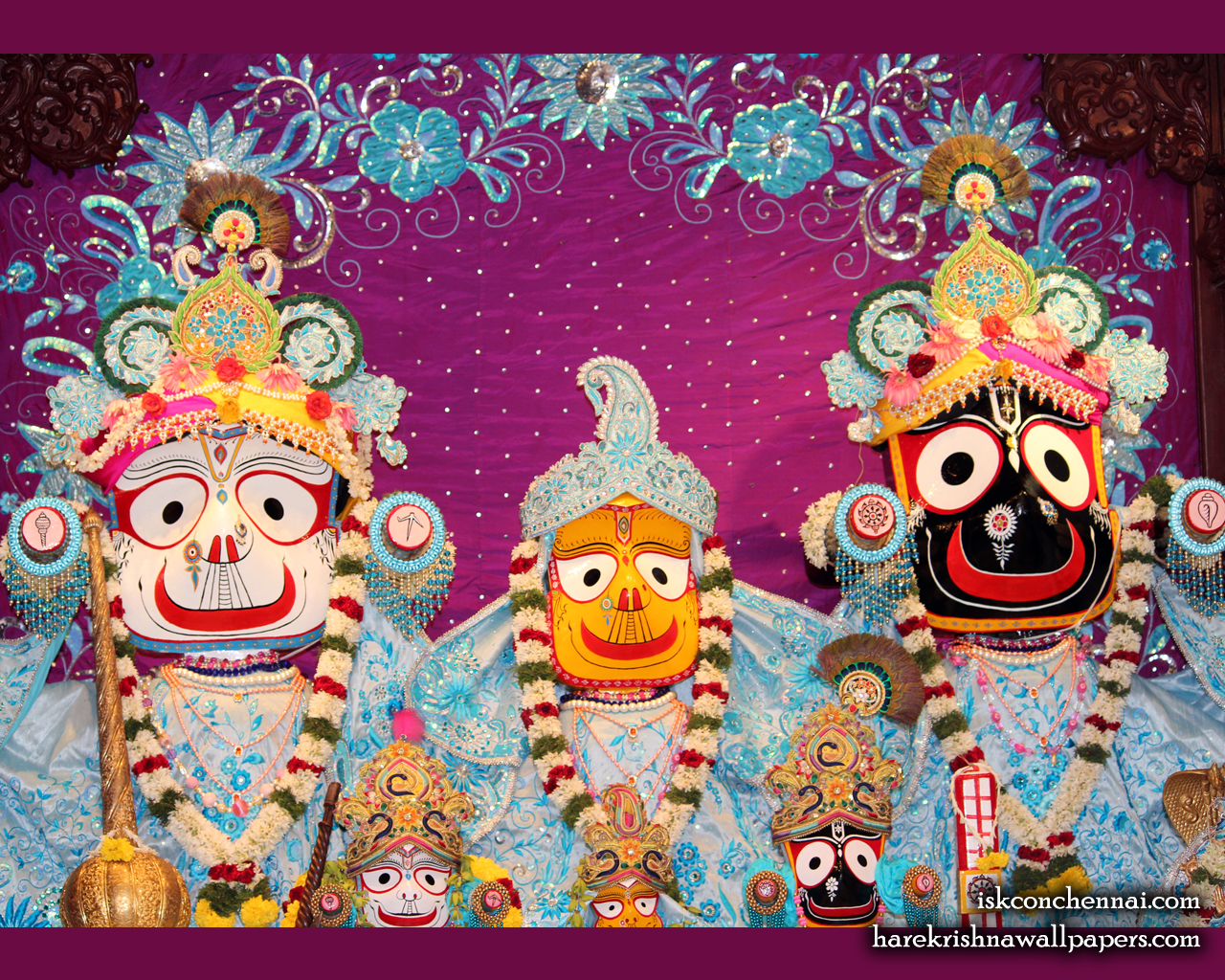 Jagannath Baladeva Subhadra Wallpaper (001) Size 1280x1024 Download